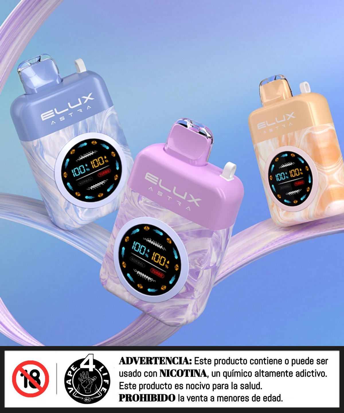 ELUX ASTRA 50K puffs 5% nic.