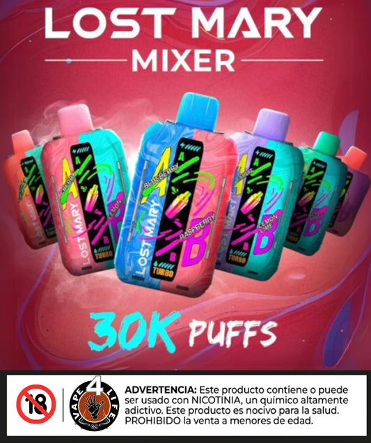 LOST MARY MIXER 30k puffs 5% nic. - Vape4Life - Distribuidor Mayorista Ecuador