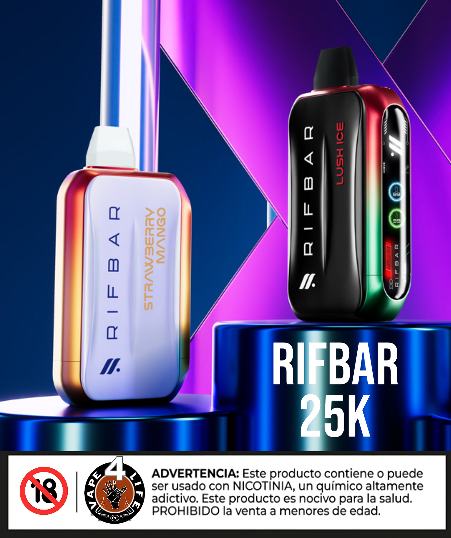 RIFBAR 25K puffs 5% nic.