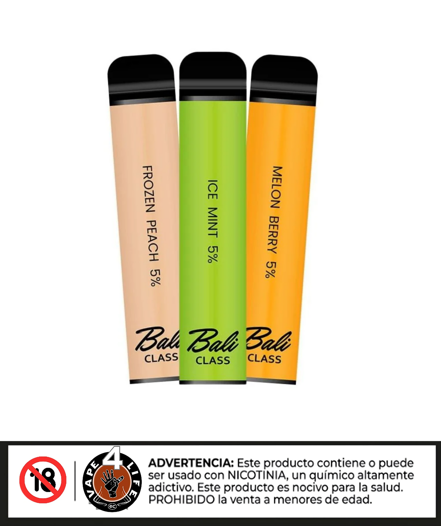 BALI CLASS 2K puffs 5% nic.