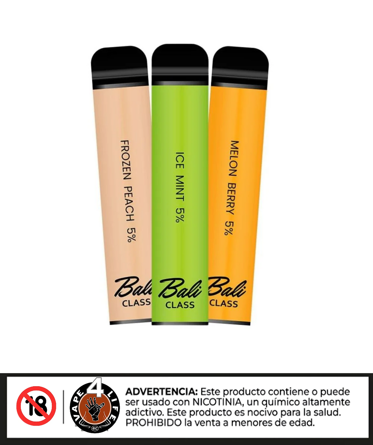 Vape desechable BALI CLASS 2K puffs 5% nicotina