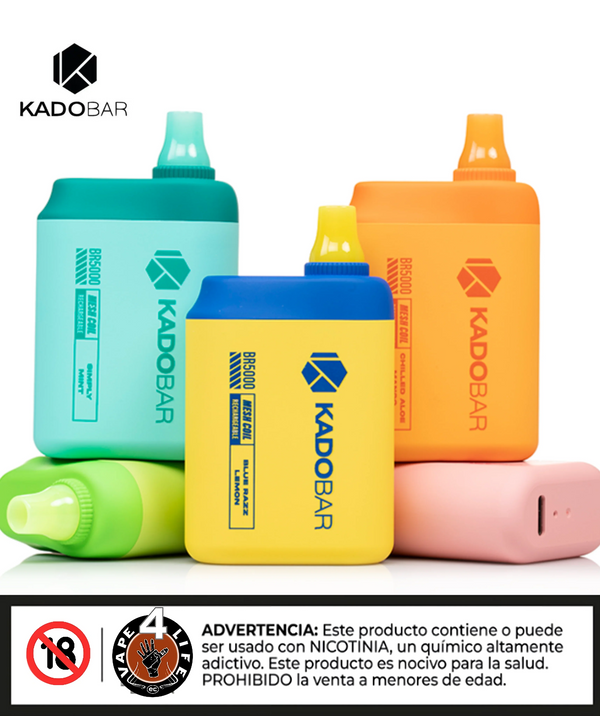 KADOBAR BR5000 5k puffs 5% nic.