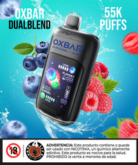 OXBAR DUALBLEND 55K puffs 5% nic.
