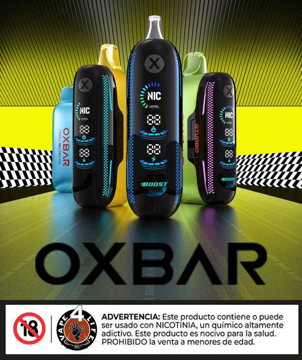 OXBAR GTURBO 36k puffs 5% nic.