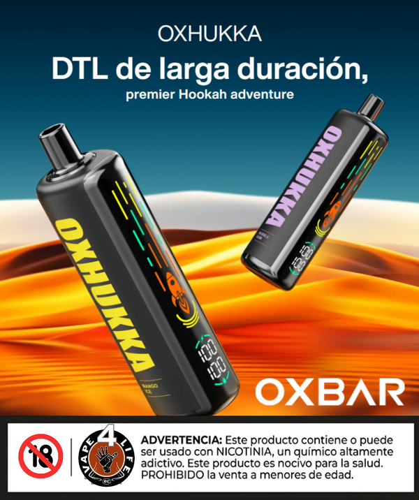 OXBAR OXHUKKA 25k puffs 5% nic.